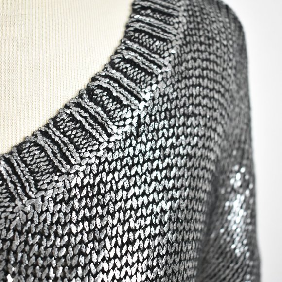 Elan metallic silver sweater - Picture 4 of 7